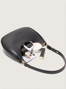 New Fashion Simple Elegant Glossy Moon Pattern Casual Classic Versatile Daily Commute Detachable Shoulder Crossbody Bag