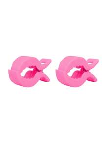 2 Packs Colorful Baby Stroller Blanket Clips Pegs To Hook And Seat Cover Blanket Clips Plastic Universal Clip For Pram, Carrier, Trolley