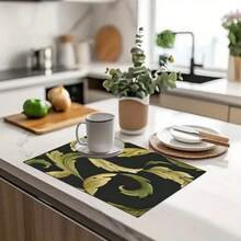 1pc Silica Gel Coffee Machine & Utensils Drying Mat - Diatomite Printed Drainage Pad, New Absorbent Kitchen Counter Dry Mat, Soft Slip-Resistant Quick Dry Dish Drying Mat, Suitable For Kitchen Counter, Coffee Machines & Espresso Makers - Multicolor - View 3