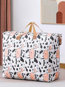 1pc Extra Large Waterproof Storage Bag - Durable & Portable Clothes, Bedding & Outdoor Gear Organizer Bag, Convenient Luggage For Camping & Travel, Unisex - Multicolor - View 7