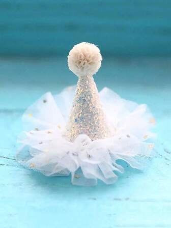 2/1pc Mini Birthday Hats, Cake Decoration Cartoon Cute Mesh Hat Inserts, For Birthday, Christmas Decoration, Valentine's Day Decoration, New Year Decoration, Birthday Gifts, Easter Gifts, Holiday Celebrations And Family Gatherings Camping Birthday Parties Tea Parties Weddings Birthday Gifts Valentine's Day Home Office Parties Fashionable Match St. Patrick's Day Easter Valentine's Day