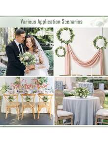 25/5 件桉树叶满天星人造植物 5 种混合仿真花束茎散装人造银元叶精选人造桉树束仿真喷雾用于婚礼花瓶花束插花、居家卧室户外装饰、花园露台 DIY 派对装饰、春夏室内外装饰、母亲节生日求婚仪式女性礼物 - 彩色 - 查看 4