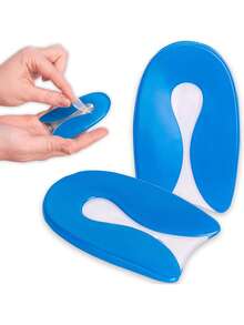 2 Packs Heel Spur Insoles - Achilles Tendon Insoles - Heel Spur Insoles Gel - Heel Cushions For Shoes - Gel Insoles Heel - Women, Men, Children - Silicone Heel Wedge, Heel Cushion Gel Soles Insulation,Galentines,Puppy,Carnival,Party Decorations