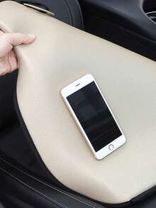 1 set de 3 piezas de fundas para asientos de coche con estampado de mariposa azul sobre fondo negro, para asientos delanteros y traseros, protector de interior de asiento automotriz - Multicolor - Ver 5