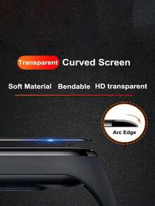 3pcs/Set High Definition Clear 3D Soft TPU Screen Protector Film, Waterproof, Scratch Resistant And Easy To Install, Compatible With Mi Band 9/8/7 - White - View 8