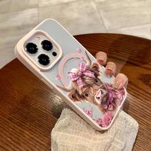 Cute Highland Cow Pattern Premium Magnetic Phone Case For Compatible With IPhone 16/15/14/13/12/11/ProMax/Pro/Plus/XSMax/XS/X,For Compatible With Samsung Galaxy S22/S23/S24/S25/Plus/FE/Ultra,Fashion Female Summer Unique Y2k Cases Transparent Shockproof Anti-Drop Protective Ultra-Thin Design Acrylic+Tpu Hard Back Non-Yellowing Clear Protection Cover Men Stylish Casing Girl Women Ultimate Fundas Para Protectores De Celulares Accessories Friend Gift Aesthetic Protector Forro De Teléfono - Multicolor - View 26