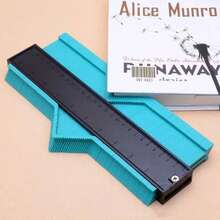 Calibre de contorno flexible de precisión de 25 cm para medir objetos irregulares como esquinas, chapas metálicas, marcos circulares, tejas, baldosas cerámicas, columnas, correas, etc. - verde menta - Ver 8