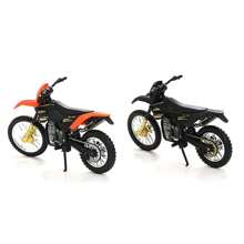 Modèle de moto simulée, jouets pour enfants. Décoration de moto, réservoir de carburant à glissière, pneu en caoutchouc et alliage. Cadeau d'anniversaire raffiné pour garçon, décoration de chambre. Cadeaux d'hiver en blocs de couleurs, retour à l'école