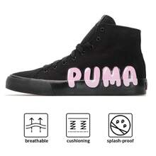 Puma Bari Mid Logo Casual Shoes, Shock-Absorbing & Breathable Sneakers For Men & Women, Running, Fitness, Training, Style Code 387235-02