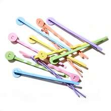 20pcs 8mm Inner Size Random Colors DIY Hairpin Hair Clips Hairpin Blank Base Setting Cabochon Cameo Jewelry Making Accessories - Hairpin Base - View 10