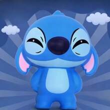 Disney [Officially Licensed]1PC Disney Stitch Anime Squishy Stress Relief Toy | Slow-Rebound Soft Silicone Figure With Cute Cartoon Design | Relaxing & Therapeutic Gift For Friends, Students, Anime Fans | Perfect Back-To-School, Desk Decor, Anxiety Relief Accessory