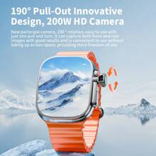 LOKMAT LOKMAT XH12C Smartwatch Android 4G com Tela Sensível ao Toque Redonda Completa, Câmera, GPS, Wi-Fi, Chamadas, Monitor de Frequência Cardíaca