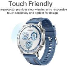 华为 Watch GT 6/6 Pro、Watch GT 5/5 Pro 46mm 钢化玻璃屏幕保护膜（2 片装）[9H 硬度，防刮花，高清，超薄]，Watch GT 5/5 Pro 41/42mm 屏幕保护膜，带对齐框，安装简便，适用于 GT6 46mm 和 41mm 手表屏幕保护，日常防护、办公、居家使用皆宜。防水防震防摔防刮花，是手表屏幕保护的理想之选。 - 無色 - 查看 9