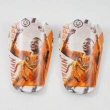 1 par de espinilleras de fútbol mini, espinilleras para adultos engrosadas - Protector de pierna de fútbol mini duradero, apto para todas las estaciones