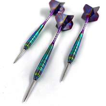 27pcs/Set 24g Colorful Dart Set-Professional Steel Tip Darts With Aluminum Shafts,Storage Case - Multicolor - View 3