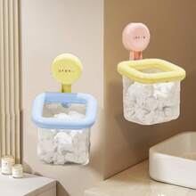 Suction Cup Toothbrush Storage Case Wall Hanging Without Drilling Face Towel Storage Box For Bathroom