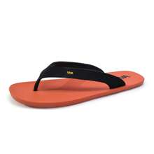 Men's Flip Flops Summer Rubber Non-Slip Durable Outdoor Slippers, Simple Solid Color Beach Sandals, Japanese Style