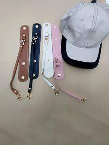 1Pc/2Pcs Portable Multifunctional Luggage And Bag Pendant Storage Faux Leather Glove Holder Clip Travel Accessory Clip - Stylish Metal Keyring For Hat, Scarves & Gloves, Easy-To-Install, Perfect For Travel & Cycling, Utility Hooks, Hand Glove Organizer For Outdoor Labor Protection, Sweat Towel Storage Accessory With Waist Hanging Design - Multicolor - View 11