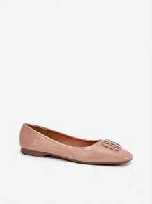 Ballerine eleganti laccate da donna con dettagli decorativi, Vinceza 17377