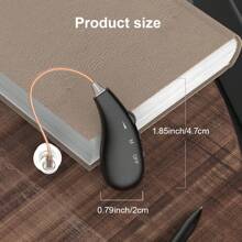 RIKYA Adjustable Volume Rechargeable Hearing Aid Headphones-Durable ABS, USB Charging, Lithium Battery-Polymer, Easy To Carry, Suitable For Sports And Outdoor Activities, Sports Headphones | USB Charging Hearing Aid Headphones, Earplug Headphones