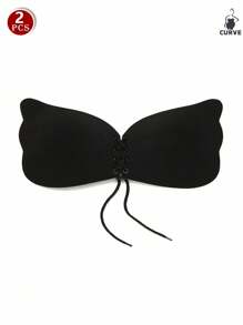 Sostén adhesivo de silicona con efecto lifting sin tirantes, para tallas grandes, invisible, sin espalda, para realce del escote, cómodo y transpirable, para vestidos y lencería