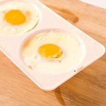 1Pc Egg Steamers Tools Two Poacher Sandwich Breakfast Plastic Material Put Microwave Oven Kitchen Cooking Accessories Gadgets