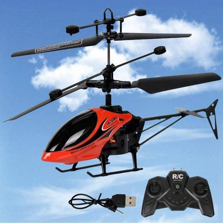 Remote Control Hovering Helicopter, Rechargeable RC Drone, Mini Interaction Airplane Toy, Fun Birthday Or Holiday Gift