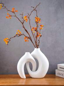 2pcs Creative Couple Series Home Decoration Flower Vase, Suitable For Home Decor, Bedroom Decor, Office And Students, The Best Gift To Give To Friends