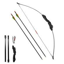 1pc 15-Pound Outdoor Archery Recurve Bow, Durable Unisex Bow With 2 Arrows, Outdoor Shooting Hunting Bow, Gift For Men And Women On Holiday And Birthday - Multicolor - View 12