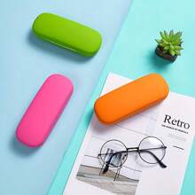 A Hard Glasses Case, Portable Glasses Case, Protective Spectacle Frame, Suitable For Most Men And Women's Glasses, Colorful Candy Glasses Case, Portable Storage, Sturdy Protective Container, Gender Reveal Party, Perfect For Birthdays, Weddings, Parties, The Perfect Gift For Colleagues, Friends, And Family, Back To School