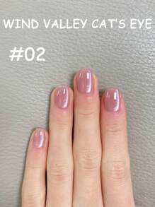 MISS SHAKA 10ml Spring Summer Nails Hot Selling Ice Transparent Pink Blue Rainbow Cat's Eye Gel Nail Polish Nude Green Glass Beads Cat's Eye Crystal Gel Whitening Popular Nail Art Nail Salon Special Nail Supplies