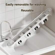 Wall Mounted Mop Holder Clip, No Drill Bathroom Hanger Hook, Storage Organizer Rack With Suction Cup