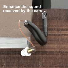 RIKYA Adjustable Volume Rechargeable Hearing Aid Headphones-Durable ABS, USB Charging, Lithium Battery-Polymer, Easy To Carry, Suitable For Sports And Outdoor Activities, Sports Headphones | USB Charging Hearing Aid Headphones, Earplug Headphones