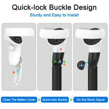 Handle Attachments Compatible With Oculus Quest 2 Controller,VR Gorilla Tag Long Arms Grips For Meta Quest 3S/3 Accessories,Beat Saber/Baseball/Golf Club,Enhance More Gaming Experiences - Multicolor - View 12