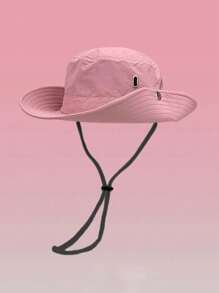 Fashionable Printed Reversible Christmas Light Beads Bucket Hat, For Street, Party, Outdoor Travel Sunny Hat