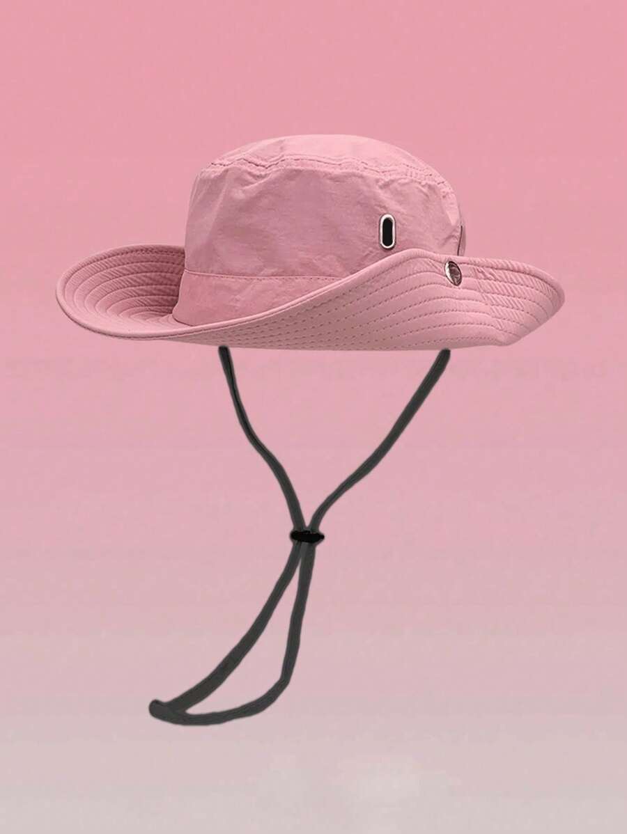 Fashionable Printed Reversible Christmas Light Beads Bucket Hat, For Street, Party, Outdoor Travel Sunny Hat