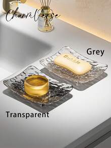 Soap Box Toilet Creative Simplicity Drainage Without Water Accumulation Soap Box Storage Rack Soap Dish Holder No Punchingbathroom Decor Fall Decor - Multicolor - View 4