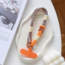 1 pieza Conector de correa de muñeca para funda de teléfono, universal antideslizante y antiperda, accesorio portátil, regalo encantador para madre, familia, amigos, cumpleaños, vacaciones, cadena de teléfono