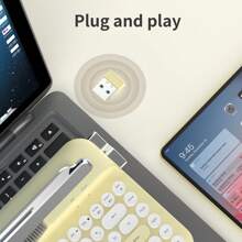 NACODEX NACODEX-AF84 Dünne Folientastatur, 84 Tasten, kabellos Bluetooth Dual-Modus, Hot-Swappable, geeignet für Frauen, Büro, Computer