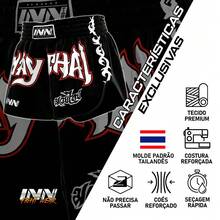 Kit 2 Short Muaythai MMA Unisex Short Comfortable Premium - Đen và trắng - Xem 3