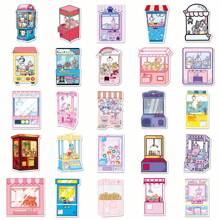 50 piezas Pegatinas de muñeca de dibujos animados, lindas, con grafitis - Pegatinas personalizadas para decorar tazas de agua, equipaje, libretas