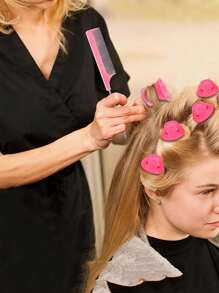 10 Piezas Rizadores de Cabello Mágicos, Set de Rizadores de Cabello de Silicona Smilco que incluye 5 grandes y 5 pequeños para Mujeres y Niñas (Rosa y Azul), [Rizadores de Cabello de Silicona Suave] Sin Calor Sin Clip, Herramienta DIY para Rizar el Cabello, No se Requiere Calor, Fácil de Usar, Suave con el Cabello, Set de Herramientas de Peinado para Tipos de Cabello Ondulado y Rizado, Accesorios para el Cabello, Vuelta al Colegio, Artículos Esenciales de Viaje y Vacaciones