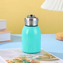 1 300ml/10.15 Ounce Mini Cup, Leak Proof, Fingerprint Proof, Vacuum Insulated, Made Of 316 Stainless Steel, INS Style Mini Large Belly Cup, Mini Large Belly Cup Type Anti Slip Lifting Ring, Screw Sealed Anti Splash Design, Vacuum Insulated Cold Cup Back To School - Multicolor - View 15