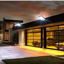 4/2/1pcs Outdoor Solar Street Light With Remote Control LED Wall Light,Body Sensor Garden Light,For Yard,Garden,Path,Parking Lot - IP65 Waterproof Solar Street Lights