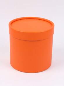 1pc Flower Packaging Round Box, Valentine's Day Luxury Paper Box With Lid, Gift Box, DIY Decoration Jewelry Storage Accessories For Weddings, Valentine's Day, Birthdays, Mother's Day, Christmas, Halloween