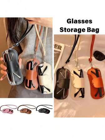 男女通用眼镜袋太阳镜收纳袋眼镜收纳整理器玻璃保护收纳盖便携式眼镜配件，性别揭秘派对，生日、婚礼、派对的完美选择，送给同事、朋友和家人的完美礼物，返校