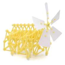 1pc Wind-Powered Mechanical Animal Science Experiment Kit, Battery-Free Educational Gift - Yellow - View 2