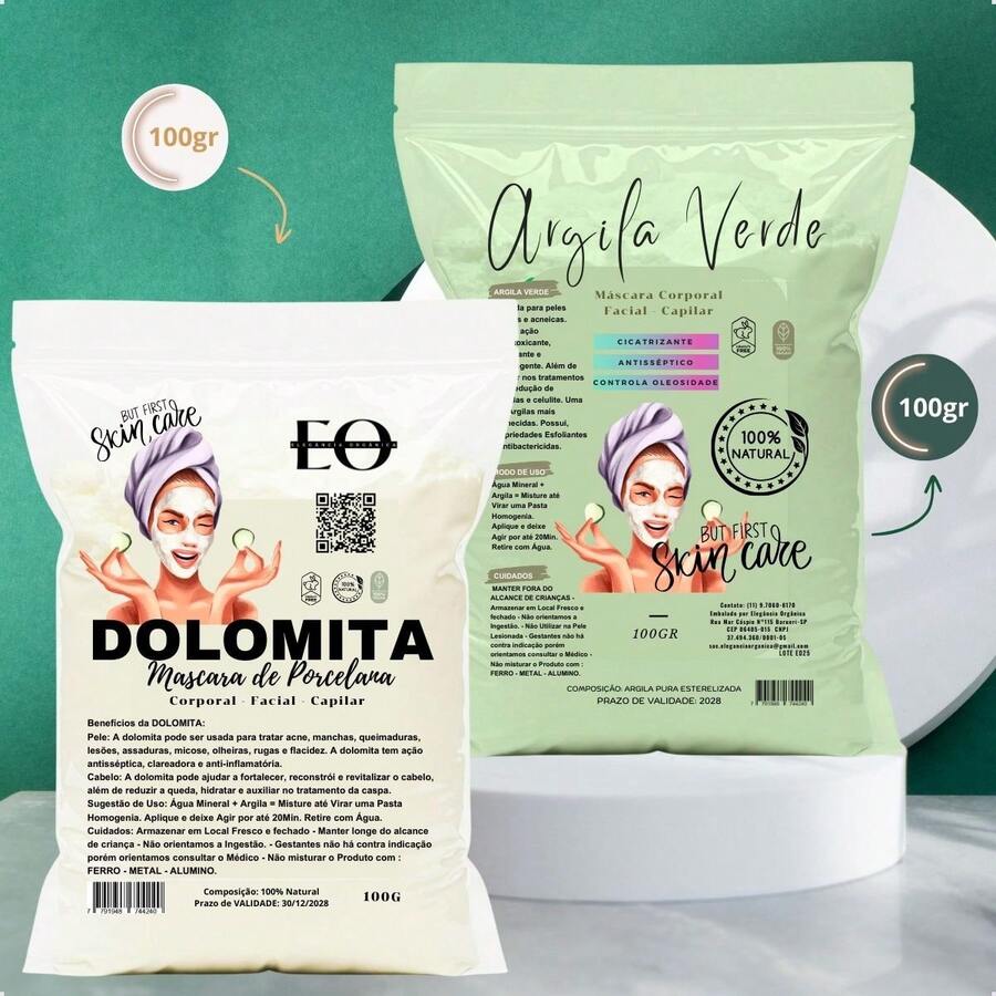 Facial Masks - 綠色 - 查看 1