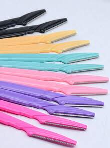 30 Pieces/Bottle Eyebrow Shaver, Boxed Facial Eyebrow Trimming Blade, With Container, Eyebrow Trimming Blade And Shaver For Facial And Body Hair Removal, Hair Care Products And Accessories, Essential For Hair Salons, Beauty And Travel, Suitable For Both Men And Women