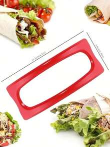 Powcan 12pcs Bright Color Corn Tortilla Holders - High Strength PP Material, Suitable For Soft & Hard Tortillas, Space Saving, Essential Kitchen Item For Restaurants, Parties And Taco Nights - Red, Yellow and Green - View 4